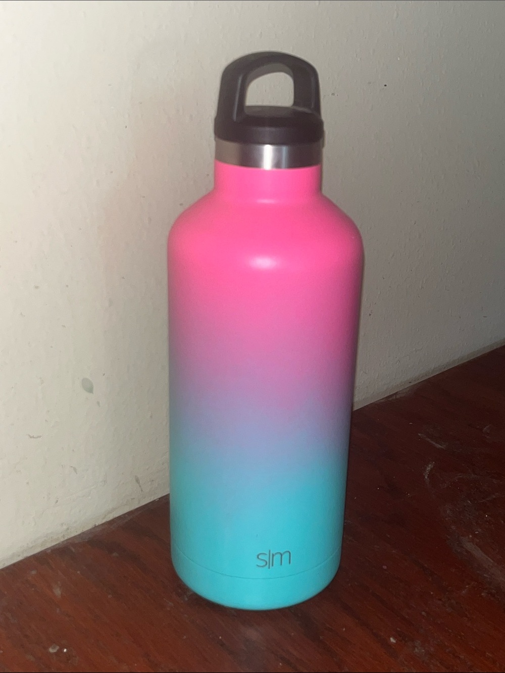 Simple Modern Pink to Teal Gradient Stainless Water Bottle 32 oz